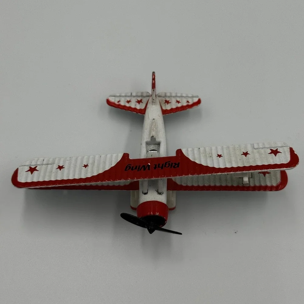 Vintage 1991 Red Baron Pizza Stearman‎ Squadron 1:72 Diecast Bi-Plane Set 4-Pack